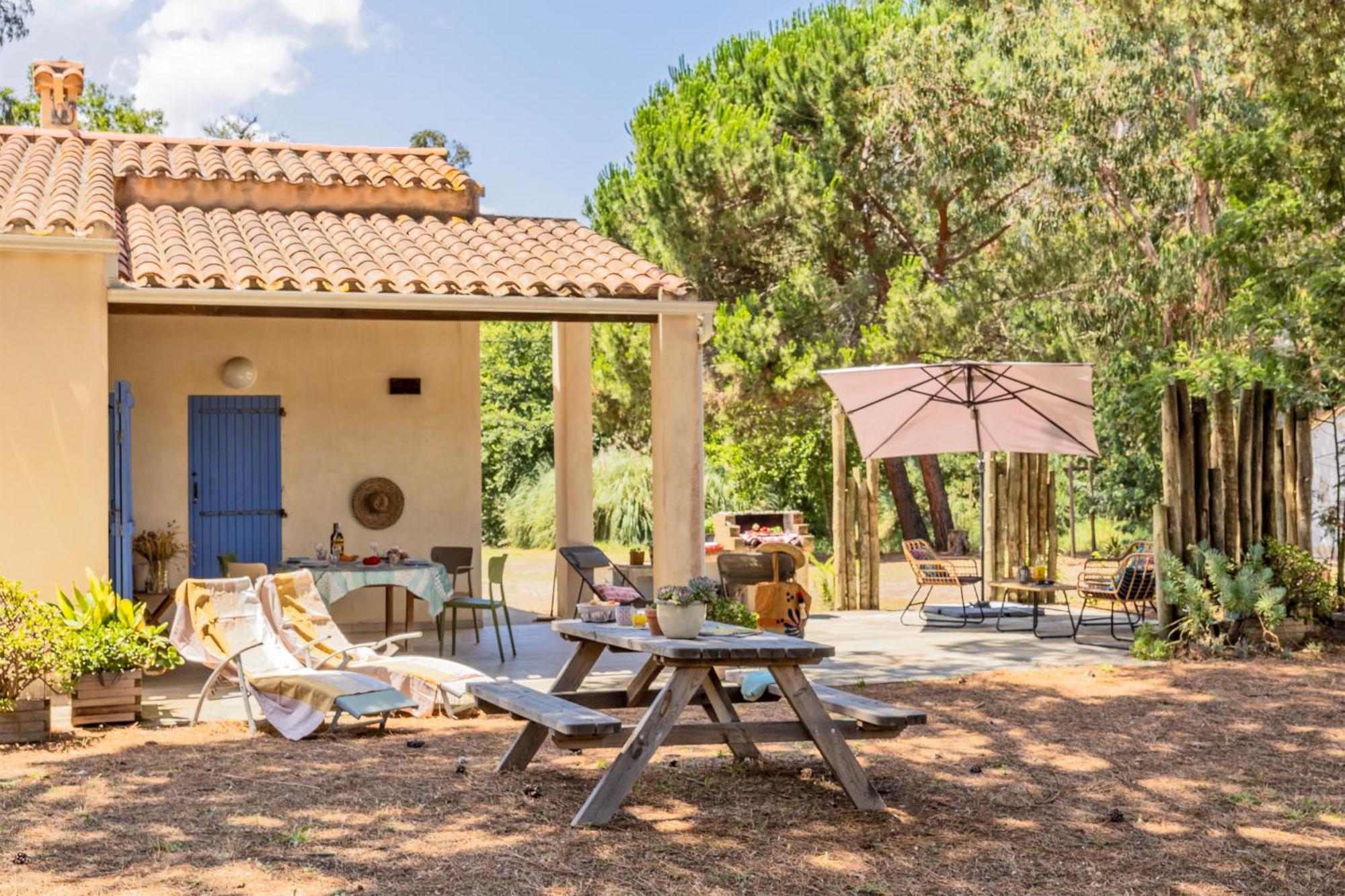 Maisons Bord De Mer- Marine De Sorbo - Gites 3 Epis Pinarellu Exterior foto